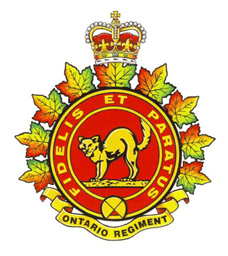 The Ontario Regiment (RCAC) Badge
