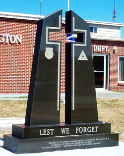 The Hearts Delight War Memorial, Hearts Delight, Newfoundland and Labrador.